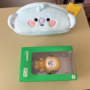 BT21 Koya Plush and Chimmy Figure Set
